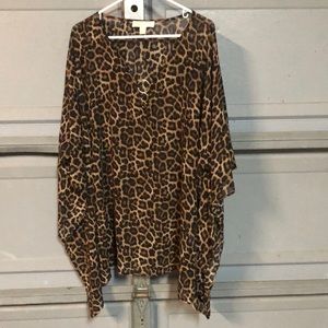 Michael Kors animal printed coverup